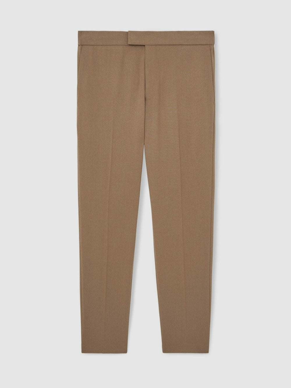 Slim-Fit Internal-Drawstring Trousers Camel | Men