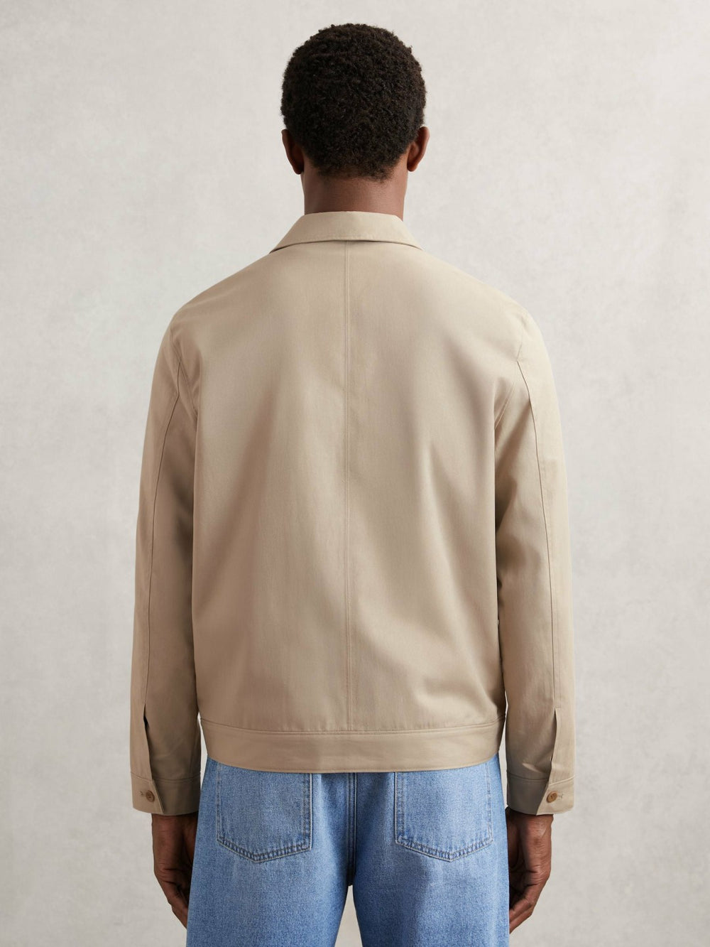 Paige Flap Pocket Worker Jacket Beige | Men