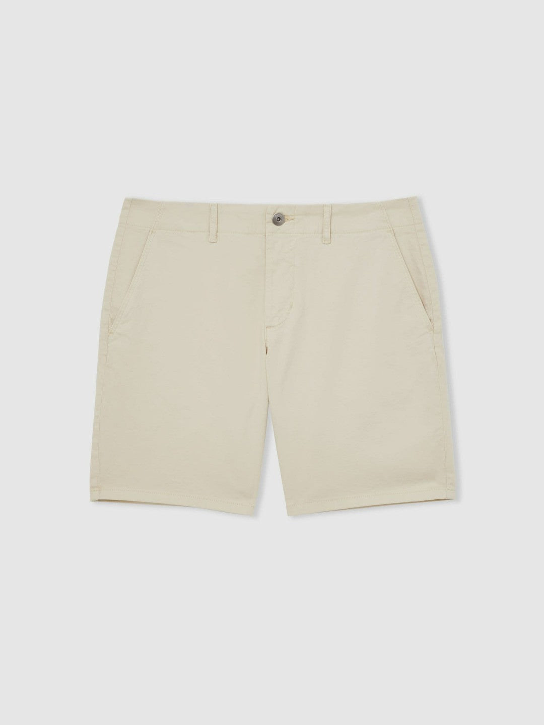 Paige Cotton Chino Shorts with Stretch Cream | Men