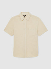 Paige Carillo Short Sleeve Shirt Cream | Men