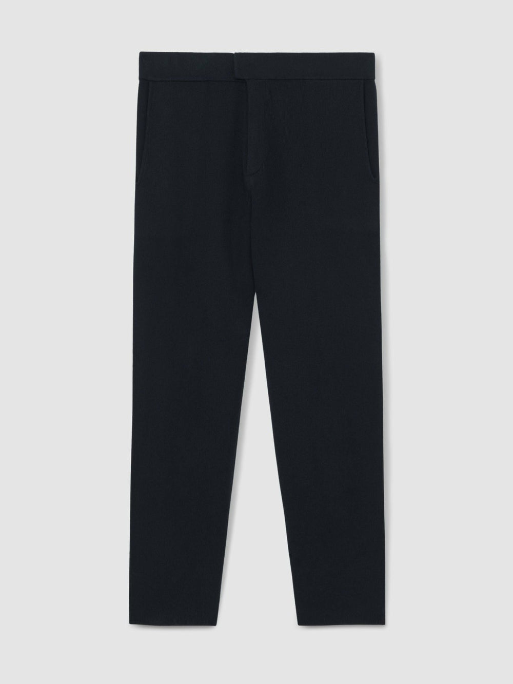 Tapered Knitted Trousers Navy | Men