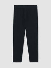 Tapered Knitted Trousers Navy | Men