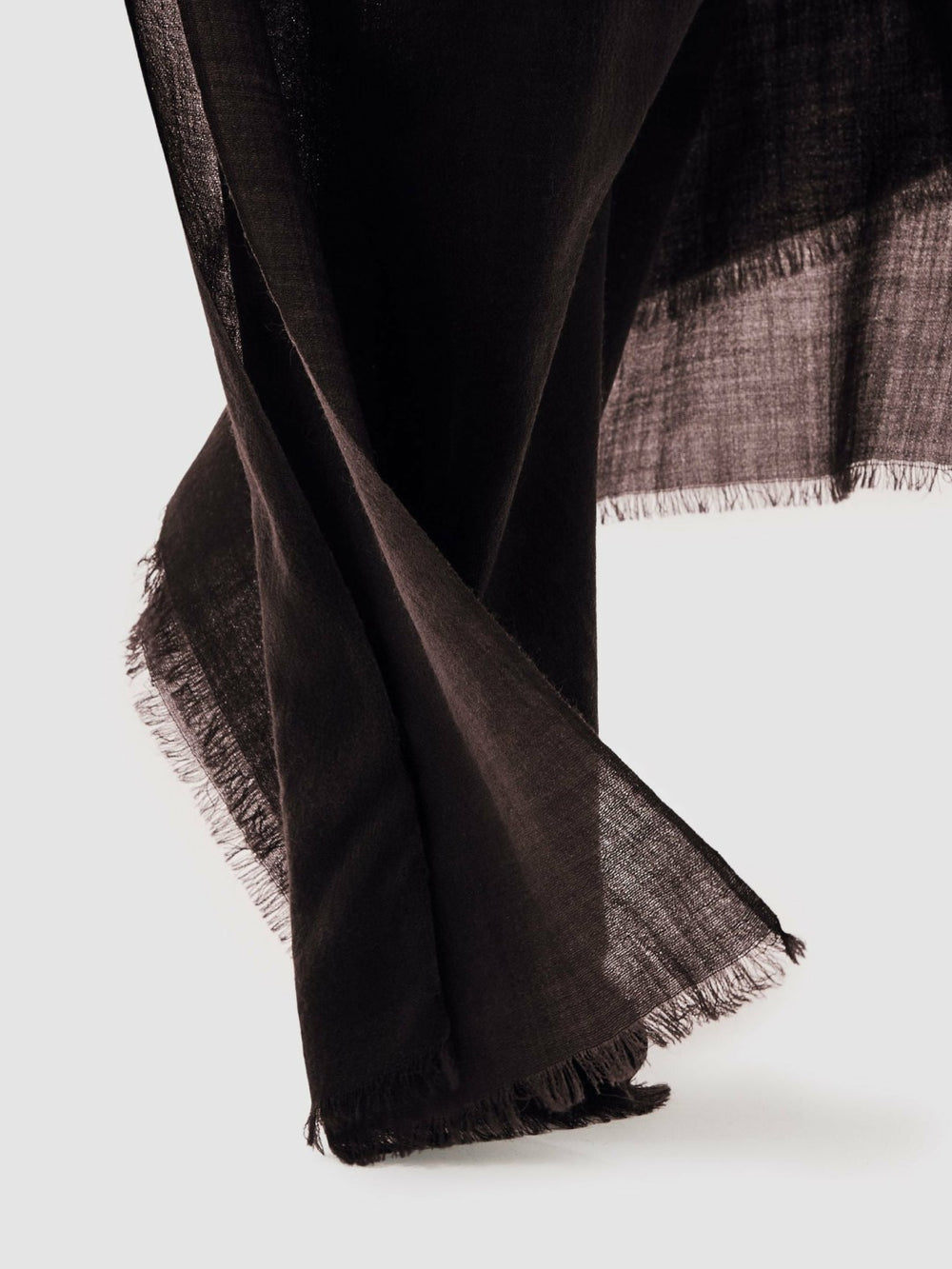 Wool-Cashmere Lightweight Scarf Burgundy | Women