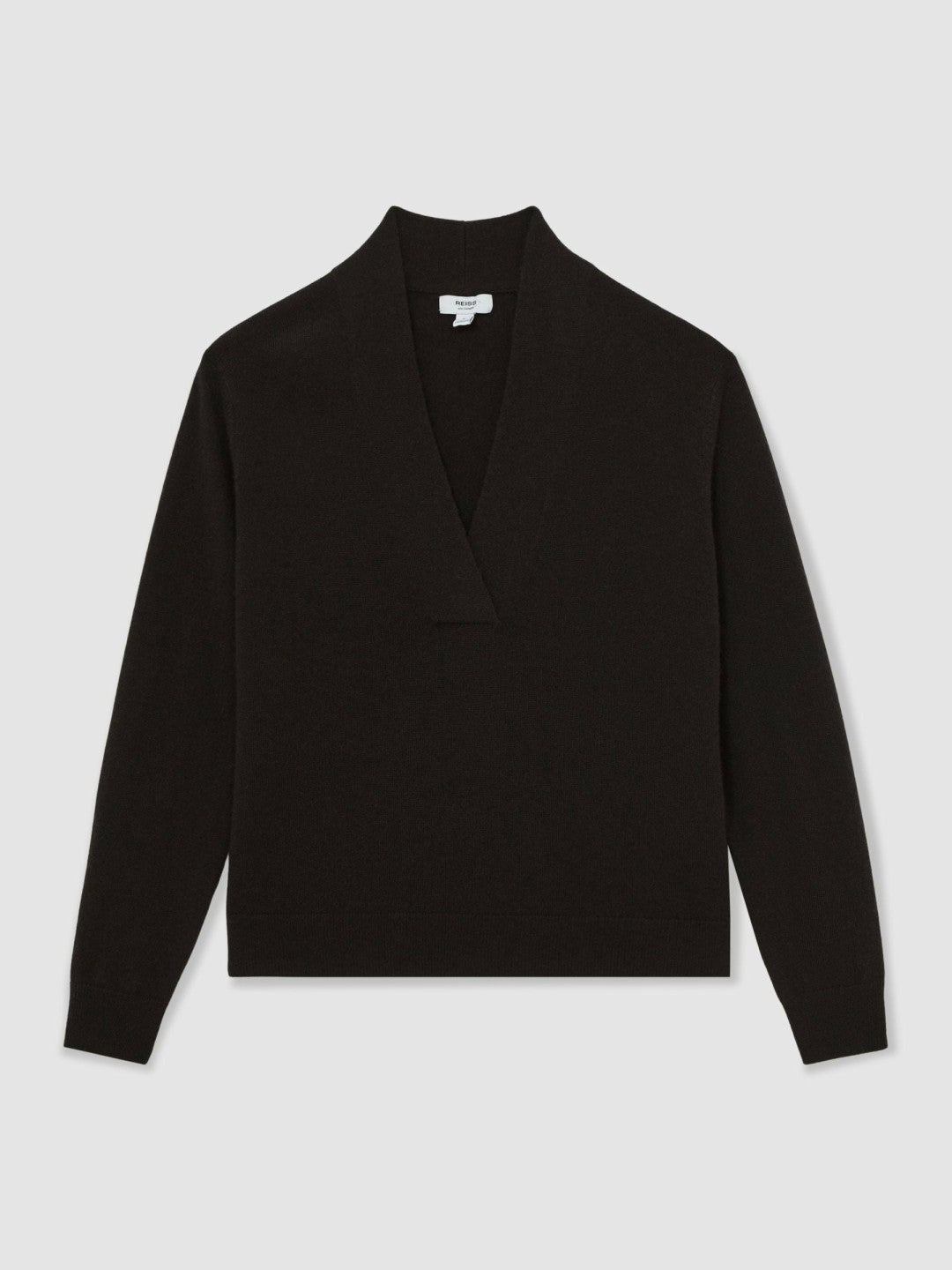 Cashmere V-Neck Jumper Chocolate Brown | Women