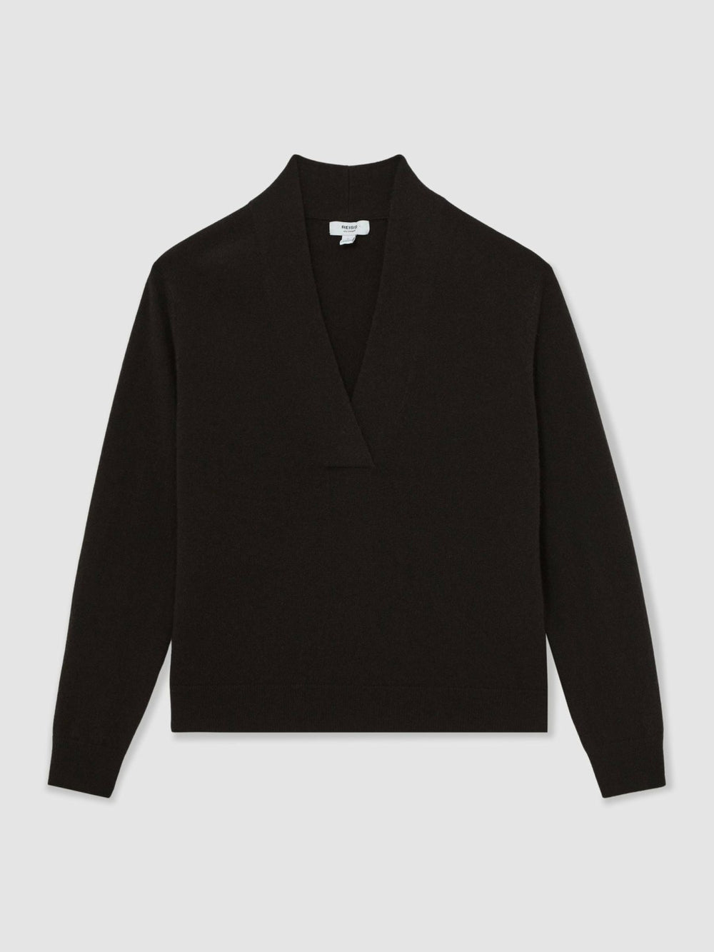 Cashmere V-Neck Jumper Chocolate Brown | Women