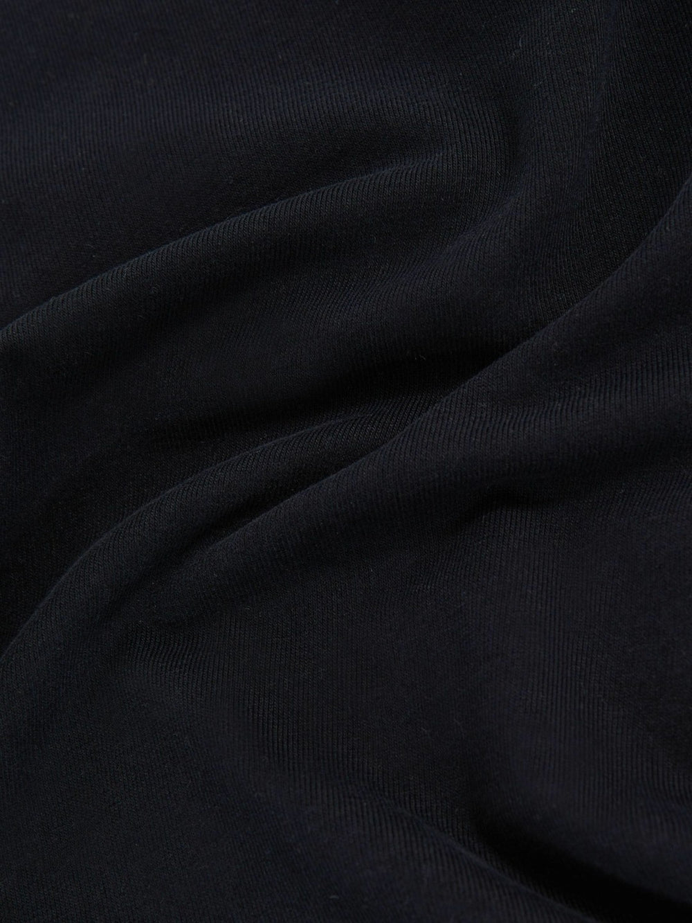 Cotton Crew-Neck Long-Sleeve T-Shirt With Stretch Black | Women