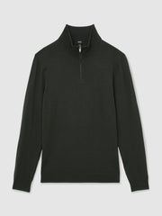 Merino Wool Half-Zip Jumper  | Men