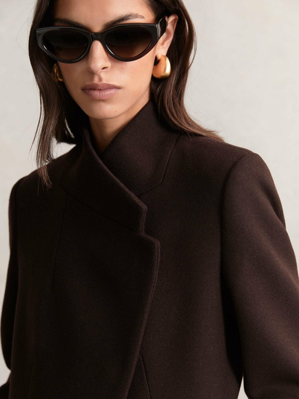 Petite Coat Chocolate Brown | Women