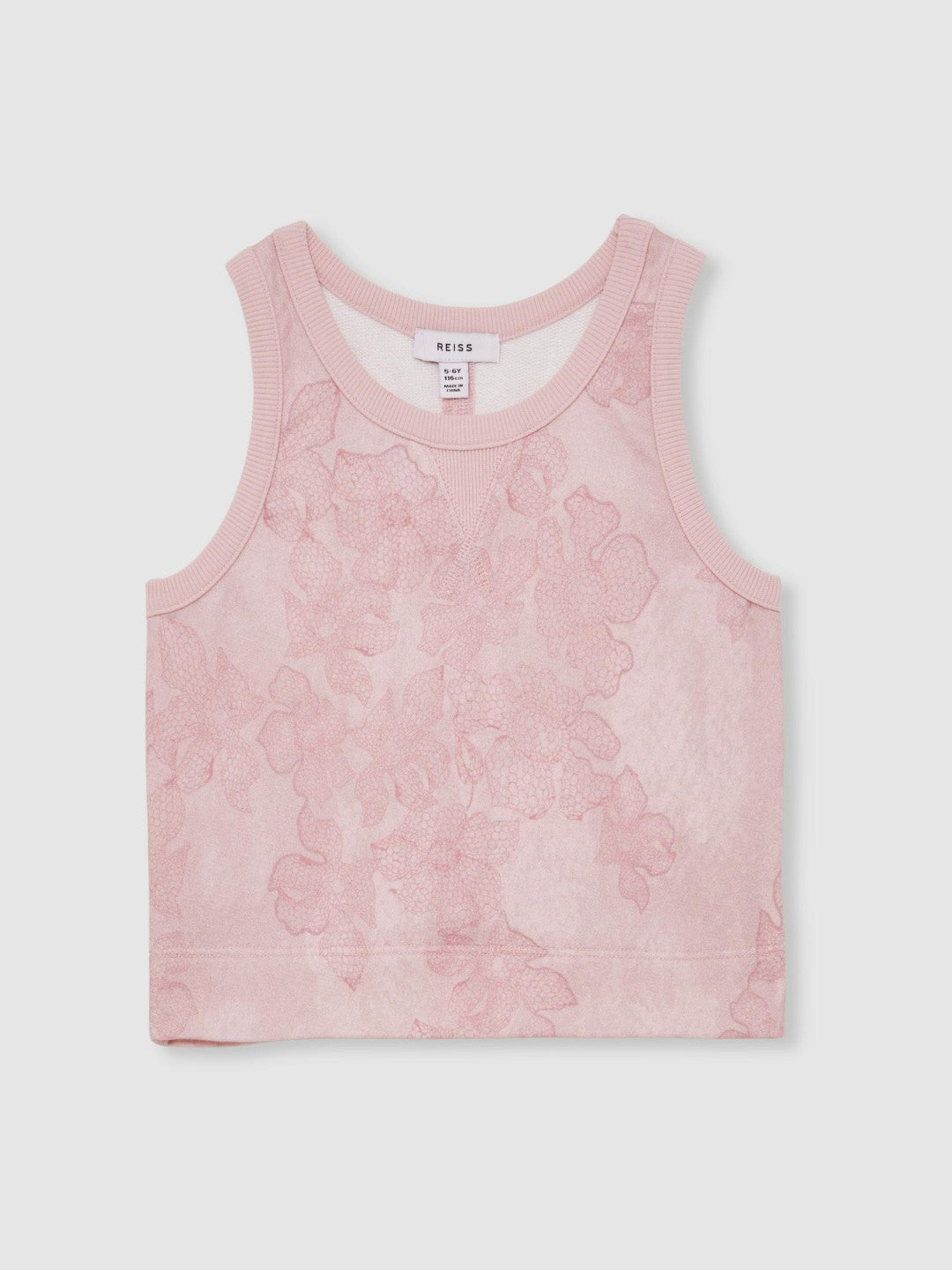 3-9 yrs Cotton Floral Vest and Joggers Set Pink Print | Children & Baby