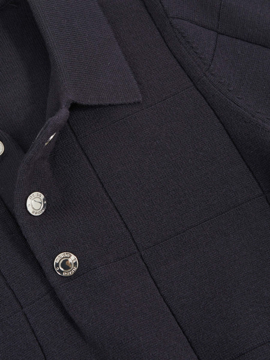 9-13 yrs Stitch-Detail Press-Stud Polo Shirt Navy Blue | Children & Baby