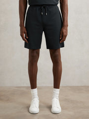 Textured Drawstring Shorts Navy | Men