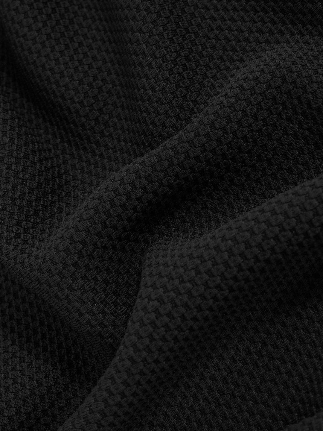 Textured Crew-Neck T-Shirt Black | Men