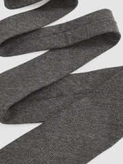 Wool-Silk Textured Tie Charcoal | Men