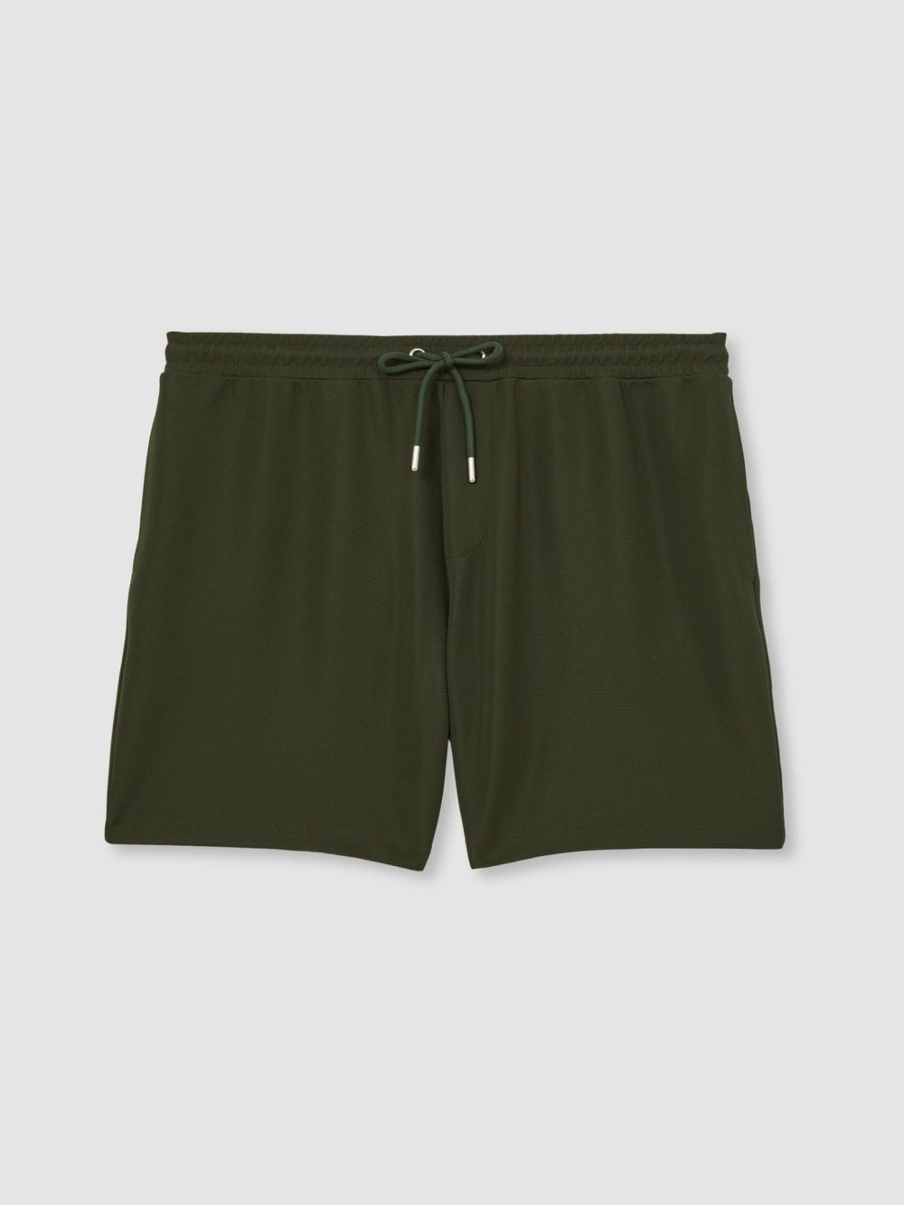 Textured Drawstring Shorts Green | Men