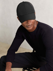 Embroidered Logo Tech Baseball Cap Black | Men