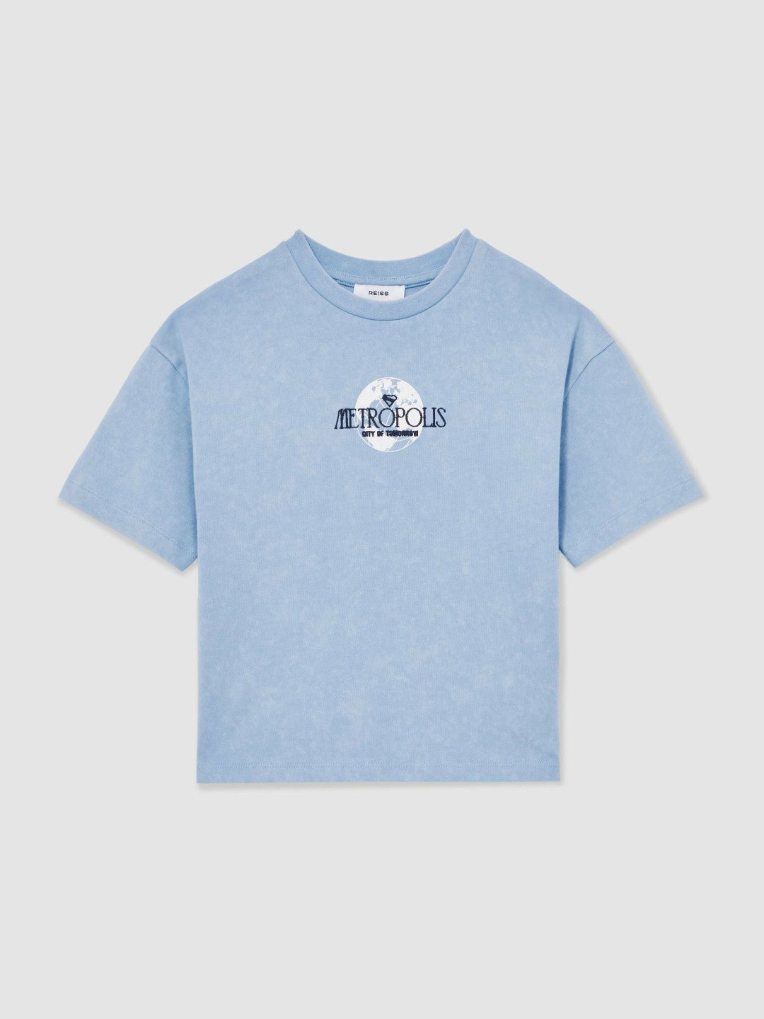 3-9 yrs Superman Metropolis Logo T-Shirt Light Blue | Children & Baby