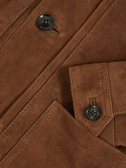 3-9 yrs Suede Worker Jacket Tobacco Brown | Children & Baby