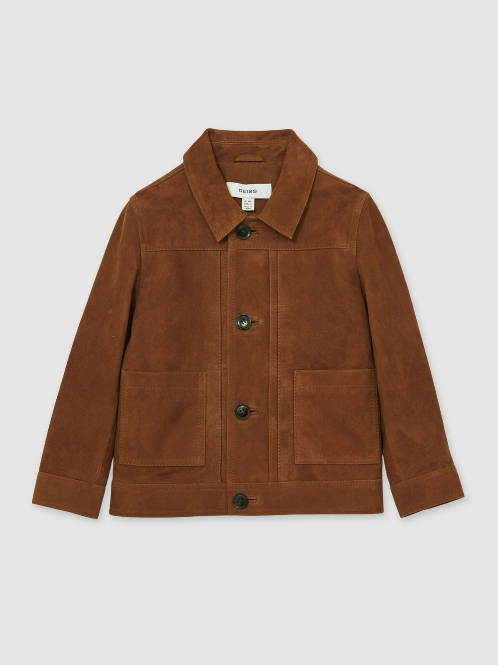 9-13 yrs Suede Worker Jacket Tobacco Brown | Children & Baby