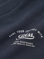 13-14 yrs Cotton Blend Motor Cars Sweatshirt Washed Blue | Children & Baby
