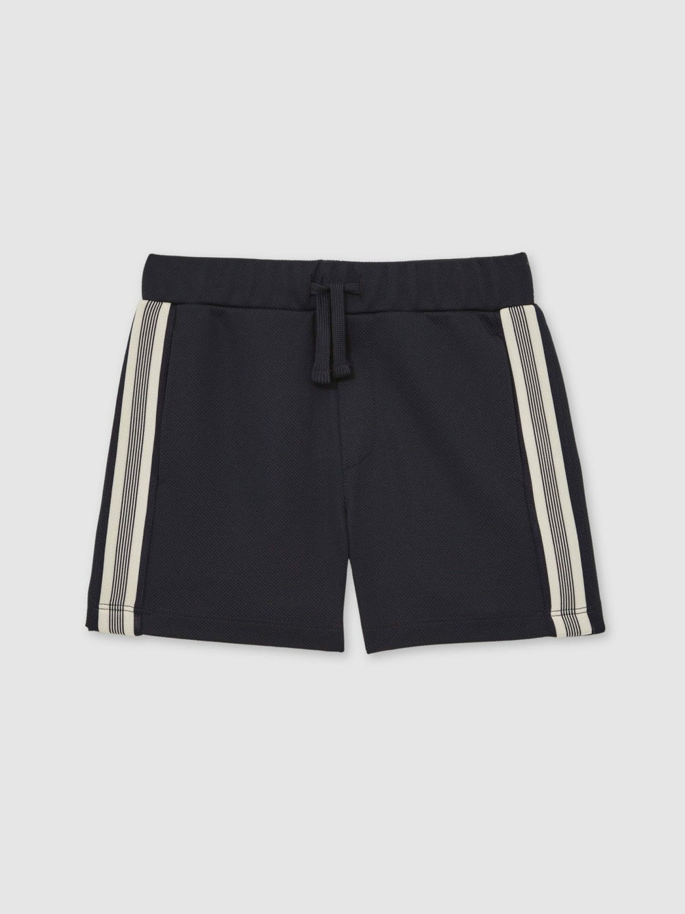 3-9 yrs Side Stripe Textured Shorts Navy Blue | Children & Baby