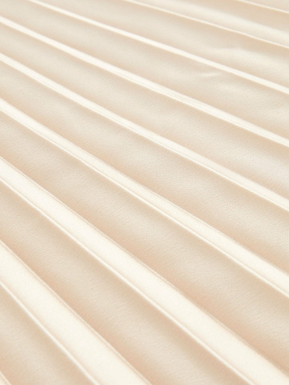 Pleated Midi Skirt Champagne Neutral | Women