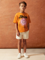 3-9 yrs SmileyWorld Sun Motif T-Shirt Orange | Children & Baby