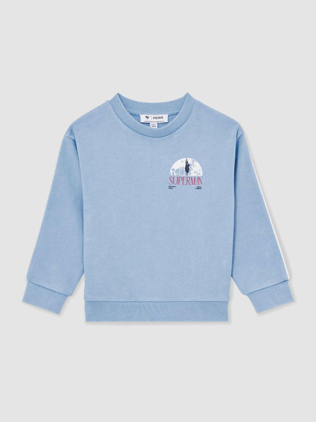 3-9 yrs Superman Logo Print Sweatshirt Light Blue | Children & Baby