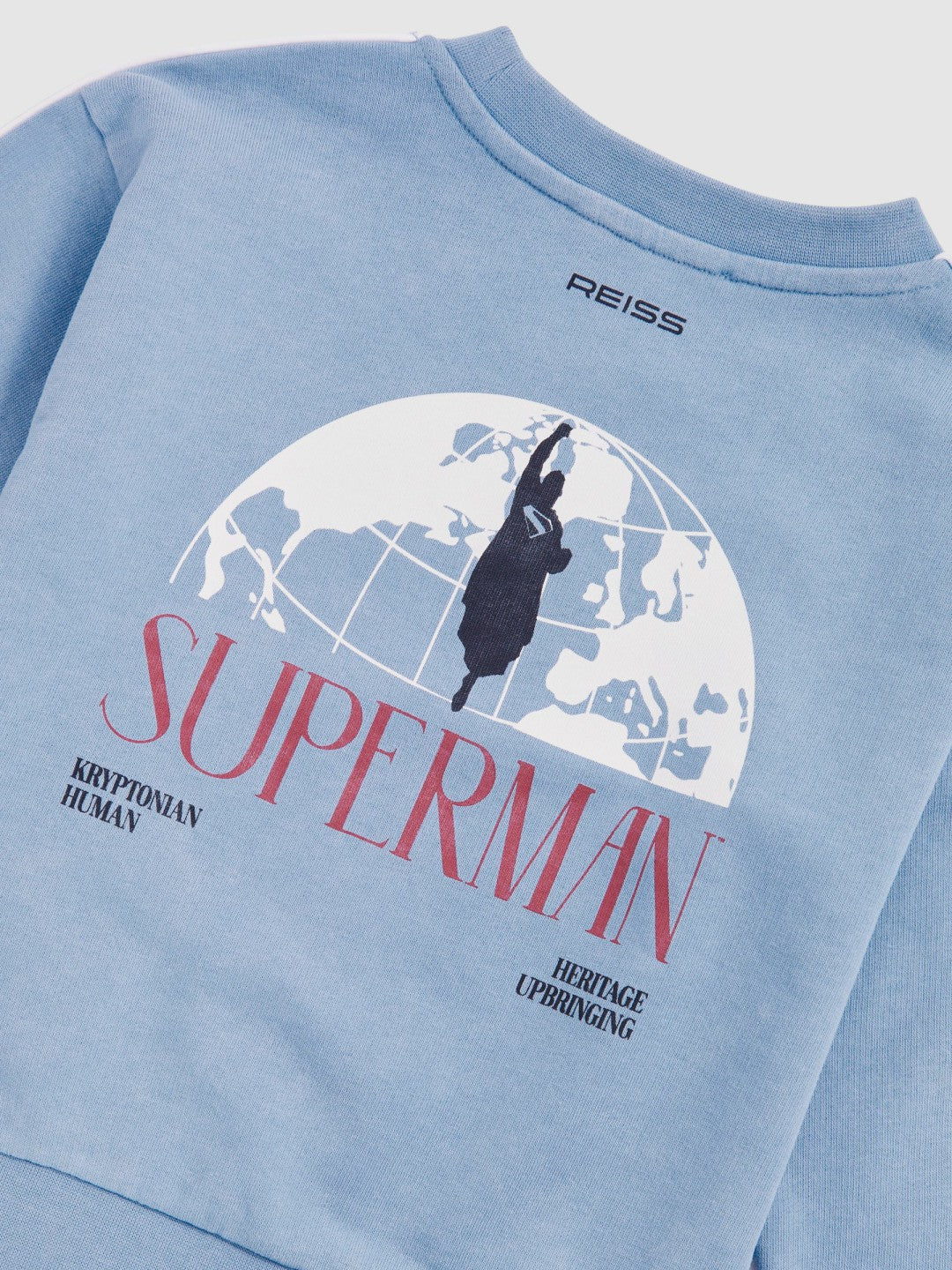 3-9 yrs Superman Logo Print Sweatshirt Light Blue | Children & Baby