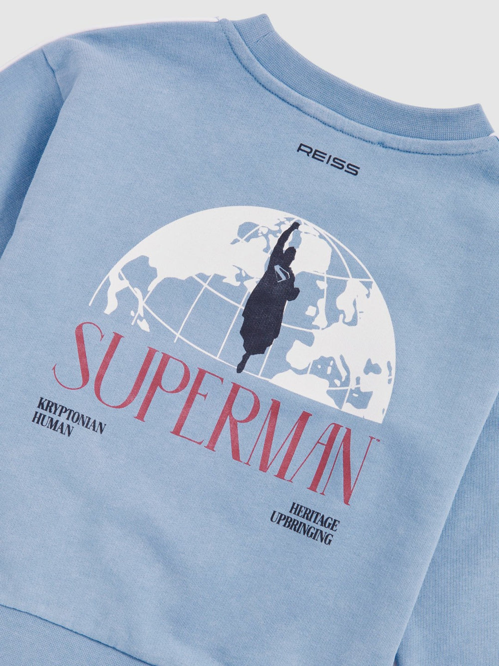 13-14 yrs Superman Logo Print Sweatshirt Light Blue | Children & Baby