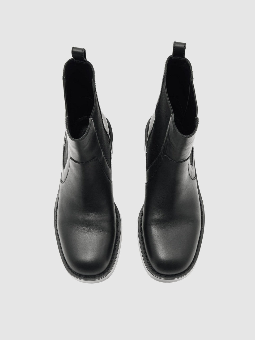 Leather Chelsea Boots Black | Women
