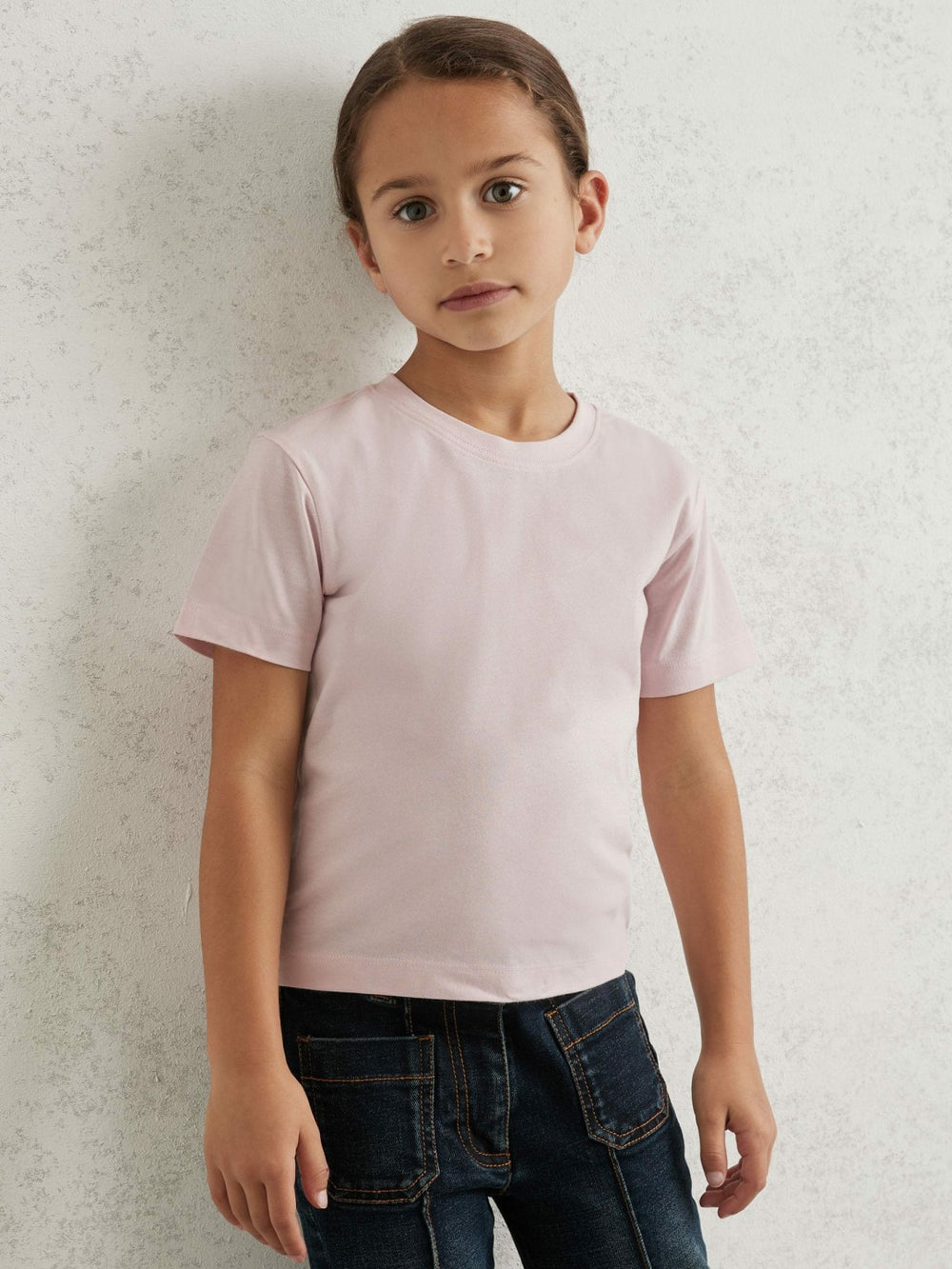3-9 yrs Cotton Crew Neck T-Shirt Pink | Children & Baby