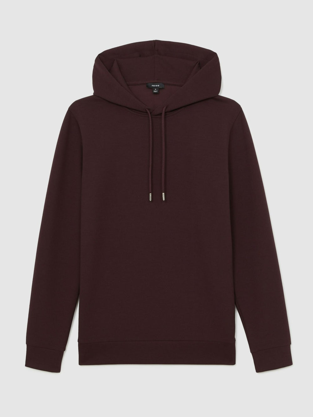Interlock Jersey Drawstring Hoodie Cherry Red | Men