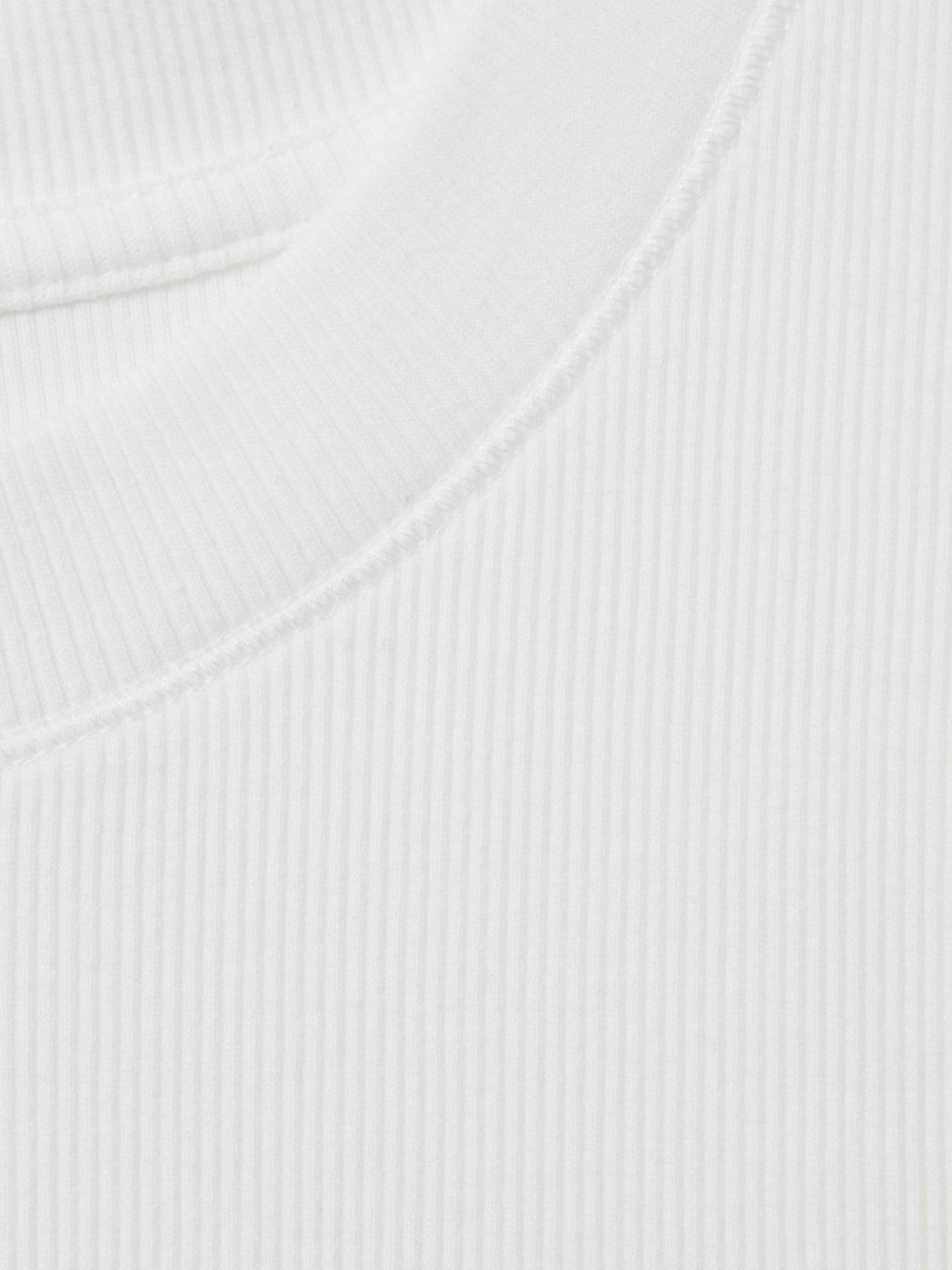 Ribbed Ruched Waist Vest White | Women