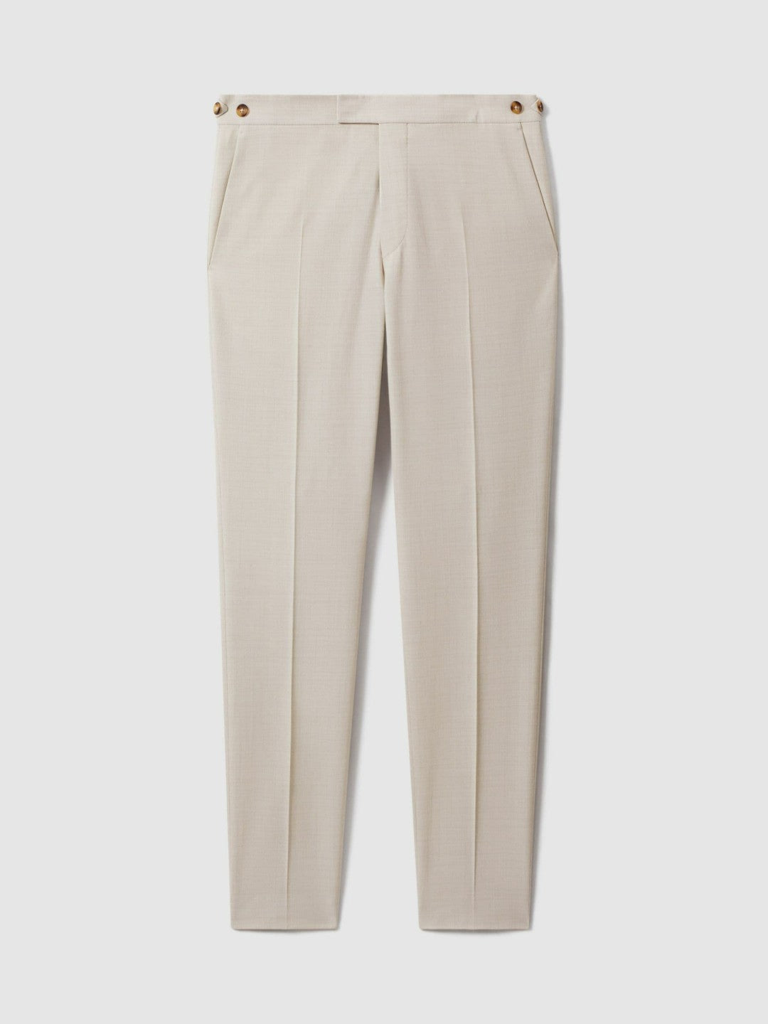 Slim-Fit Textured Suit Trousers With Wool Stone | Men