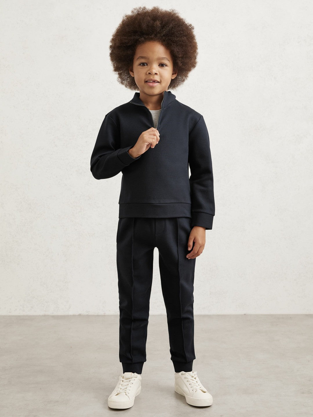 9-13 yrs Interlock Sweatshirt and Trousers Set Navy Blue | Children & Baby