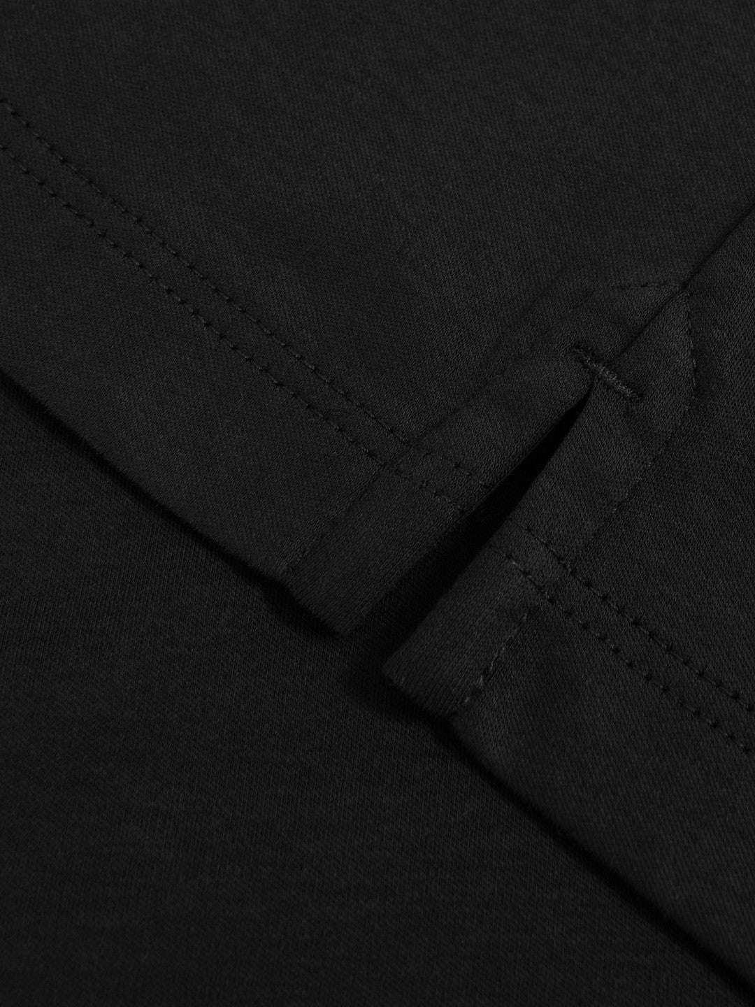 Cotton Short-Sleeve Polo Shirt Black | Men