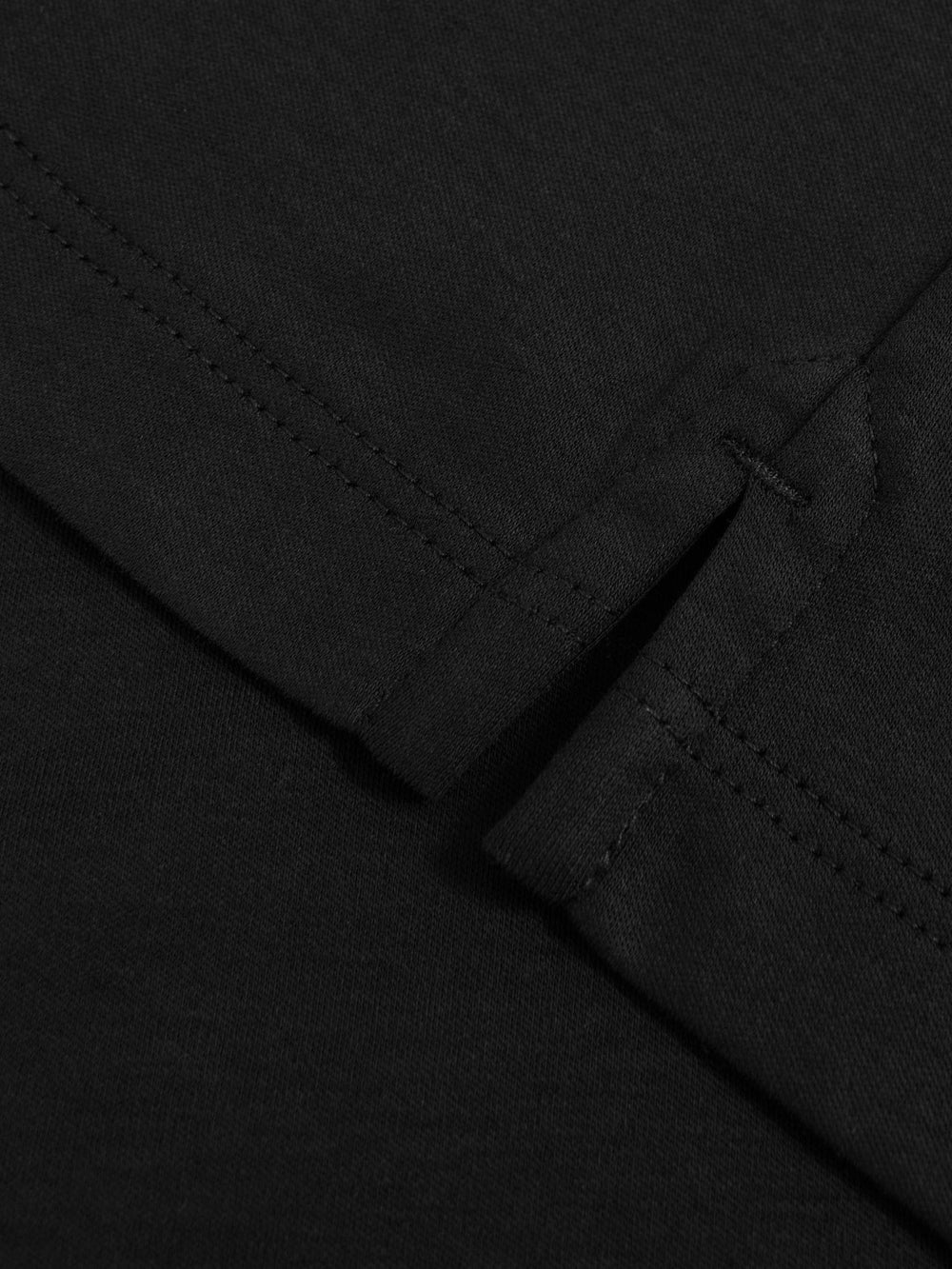 Cotton Short-Sleeve Polo Shirt Black | Men