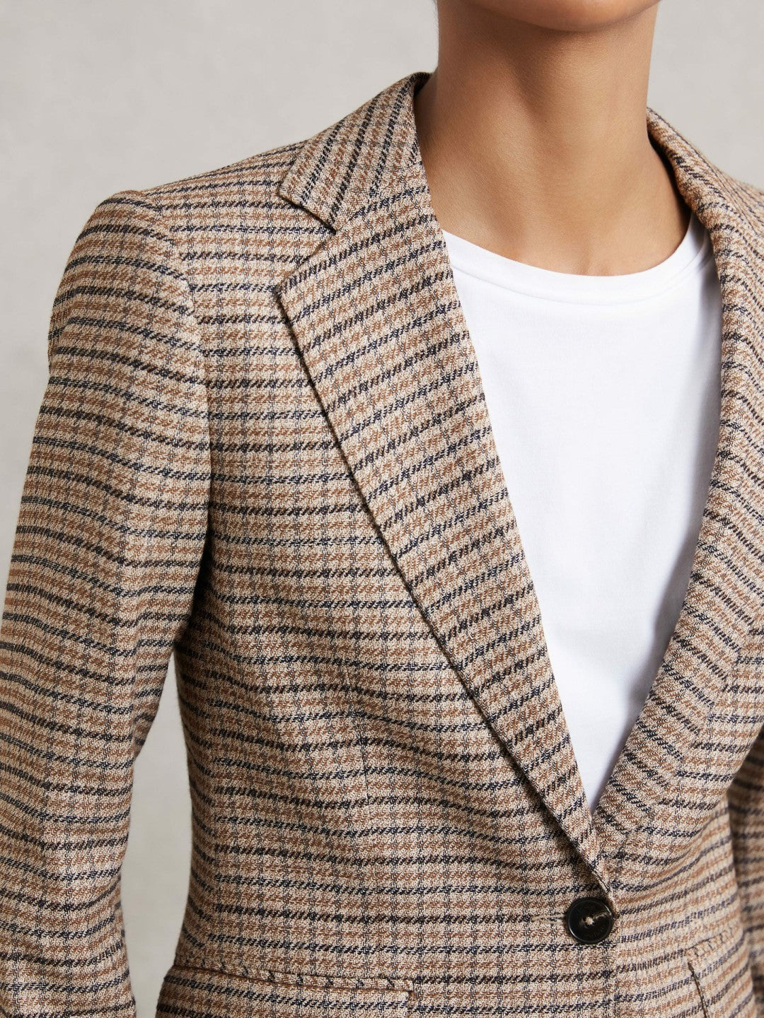 Jacket Neutral Check | Women