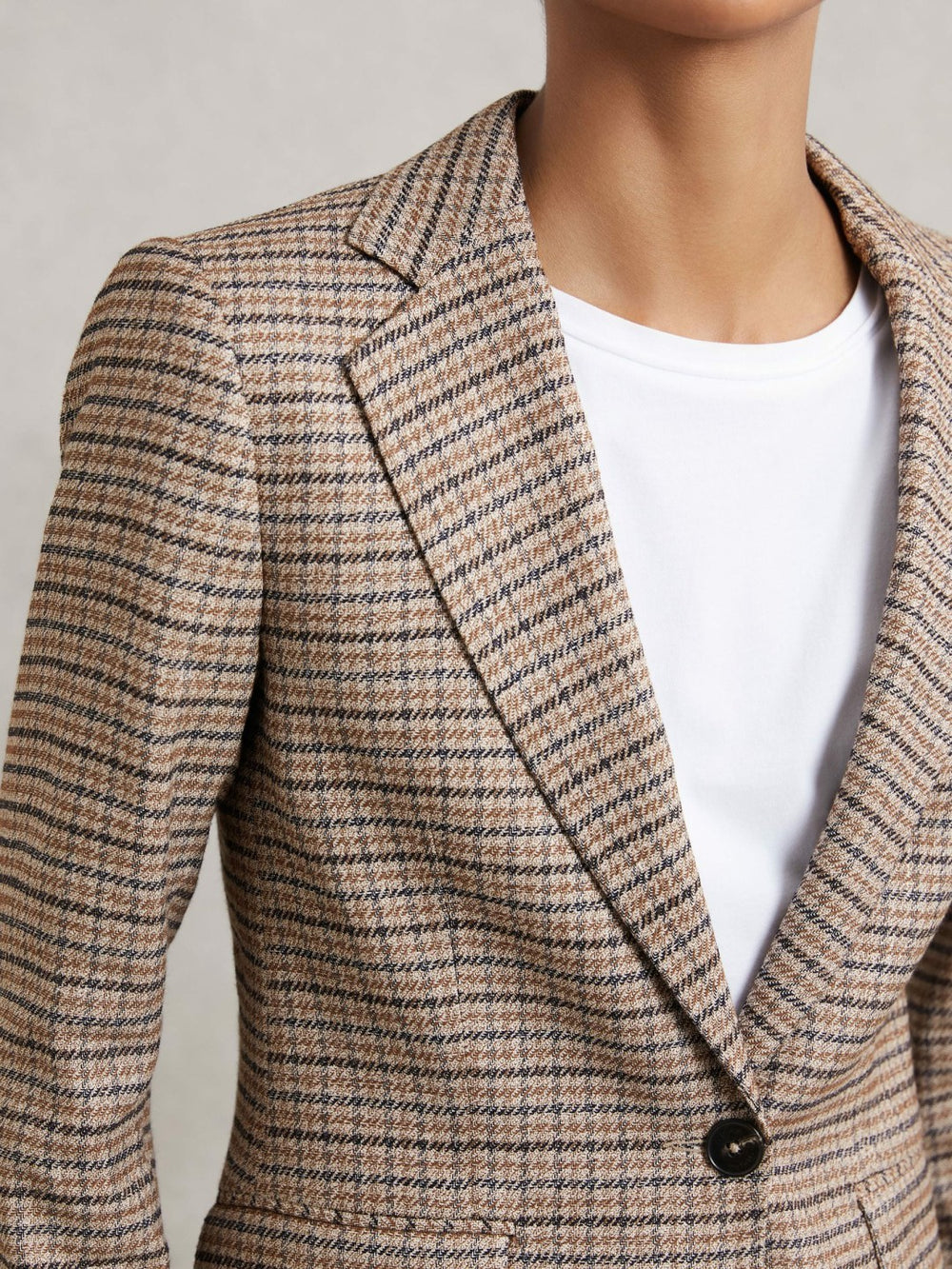 Jacket Neutral Check | Women