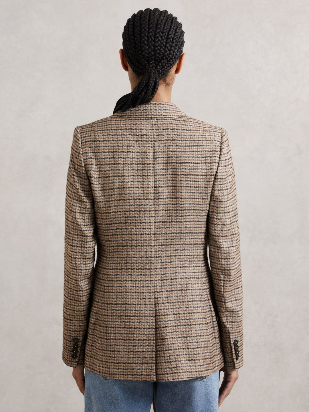 Jacket Neutral Check | Women
