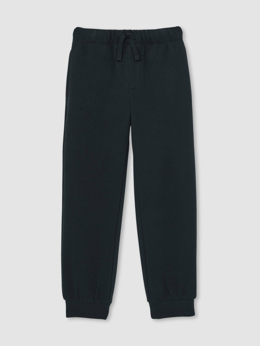 Cotton-Blend Textured Cuffed Joggers Navy | Children & Baby