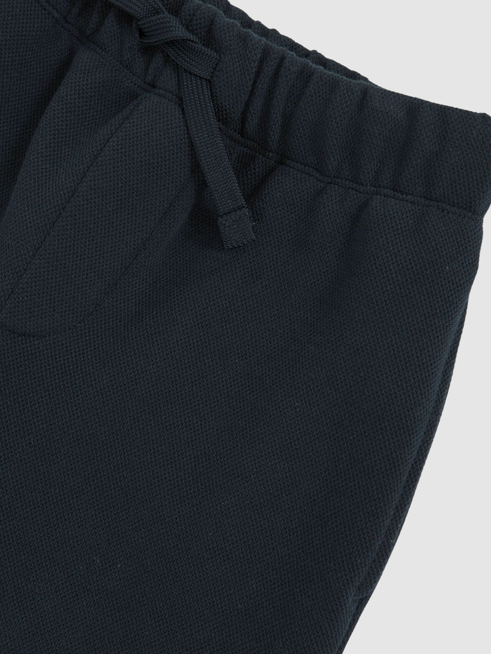 Cotton-Blend Textured Cuffed Joggers Navy | Children & Baby