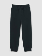 Cotton-Blend Textured Cuffed Joggers Navy | Children & Baby