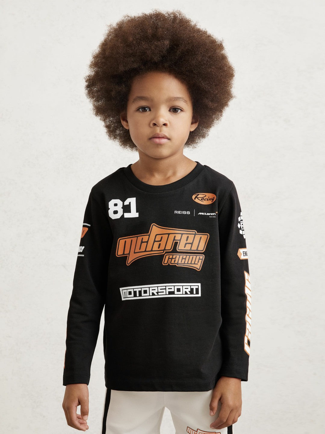 3-9 yrs McLaren F1 Team Cotton Logo T-Shirt Unisex Fit Black | Children & Baby