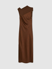 Back Detail Midi Dress Bronze | Women
