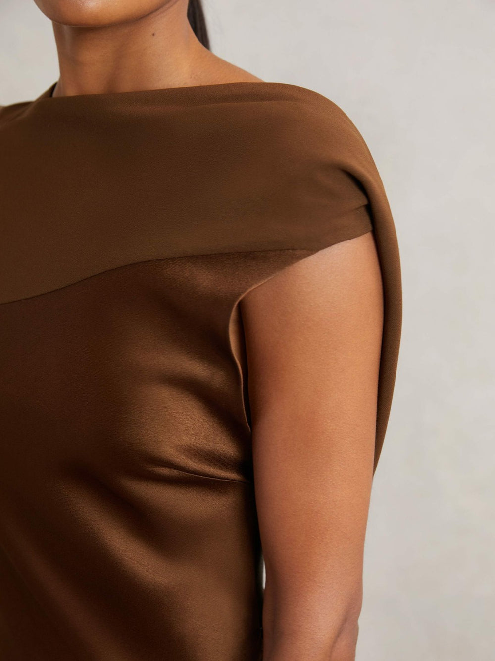 Back Detail Midi Dress Bronze | Women