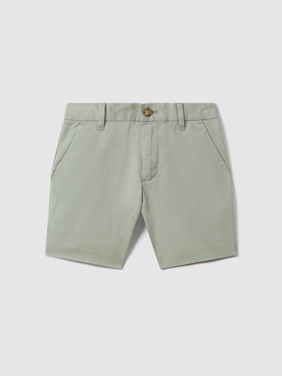 3-9 yrs Cotton Chino Shorts with Stretch Pistachio | Children & Baby