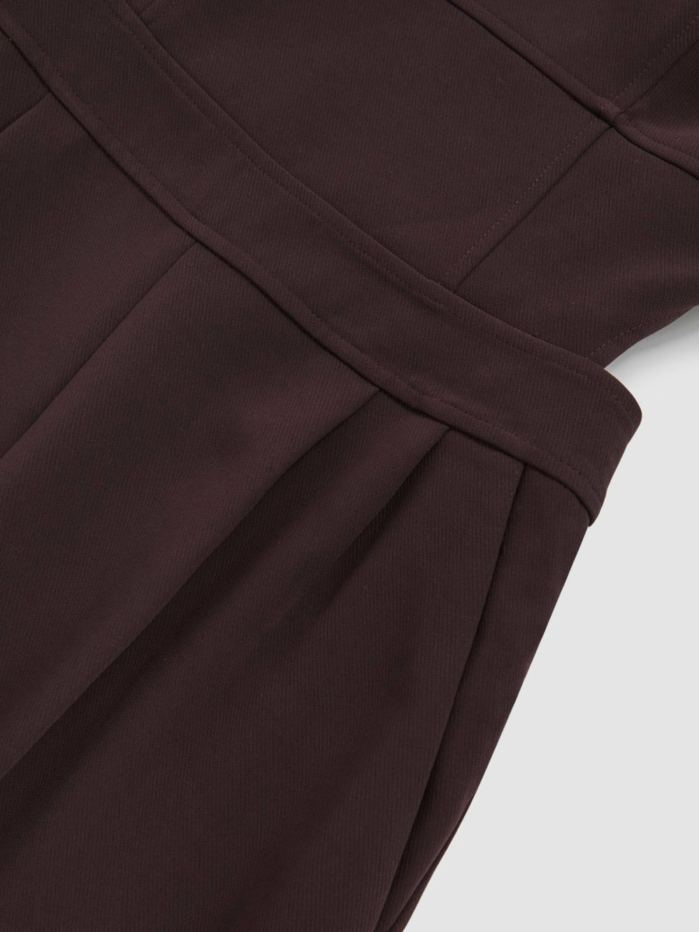 Wide-Leg Cut-Out Jumpsuit Burgundy | Women